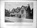 Antique Old Print Shakespeares House Stratford On Avon Anne Hathaways Cottage