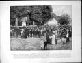 Antique Old Print Presentation Dunmow Flitch Bacon Newly Wed Man Plymouth Hoe