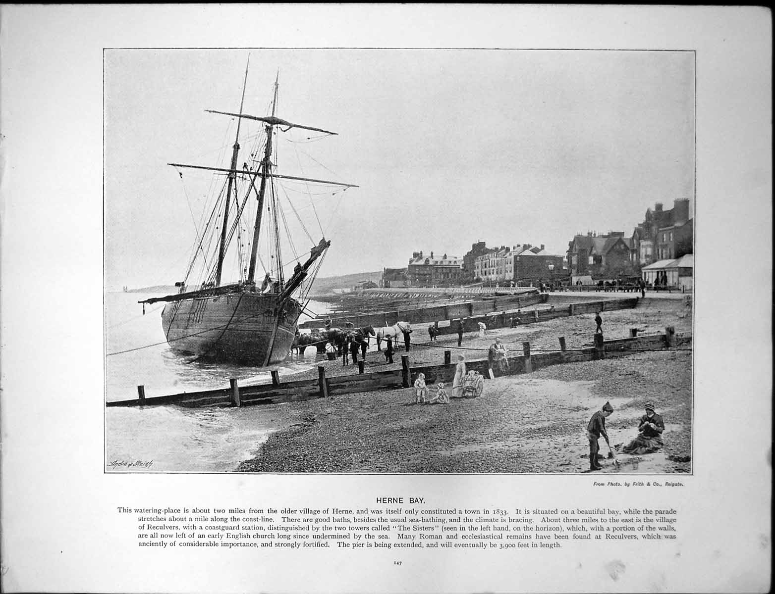 Old Herne Bay Bay Watering Place Canterbury Cathedral Church St Martin