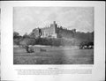 Antique Old Print Arundel Castle Fortification Alfred Douglas Isle Man Mona