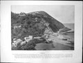 Antique Print Lynmouth Sea River Crags Wood Castle Rock Lynton Valley Rocks