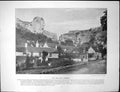 Antique Old Print Lion Cliff Cheddar Mendips Cheese Bristol Coins Canute Port