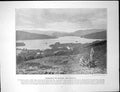 Old Print Windermere Bowness From Brantfell Head Ullswater Lake District