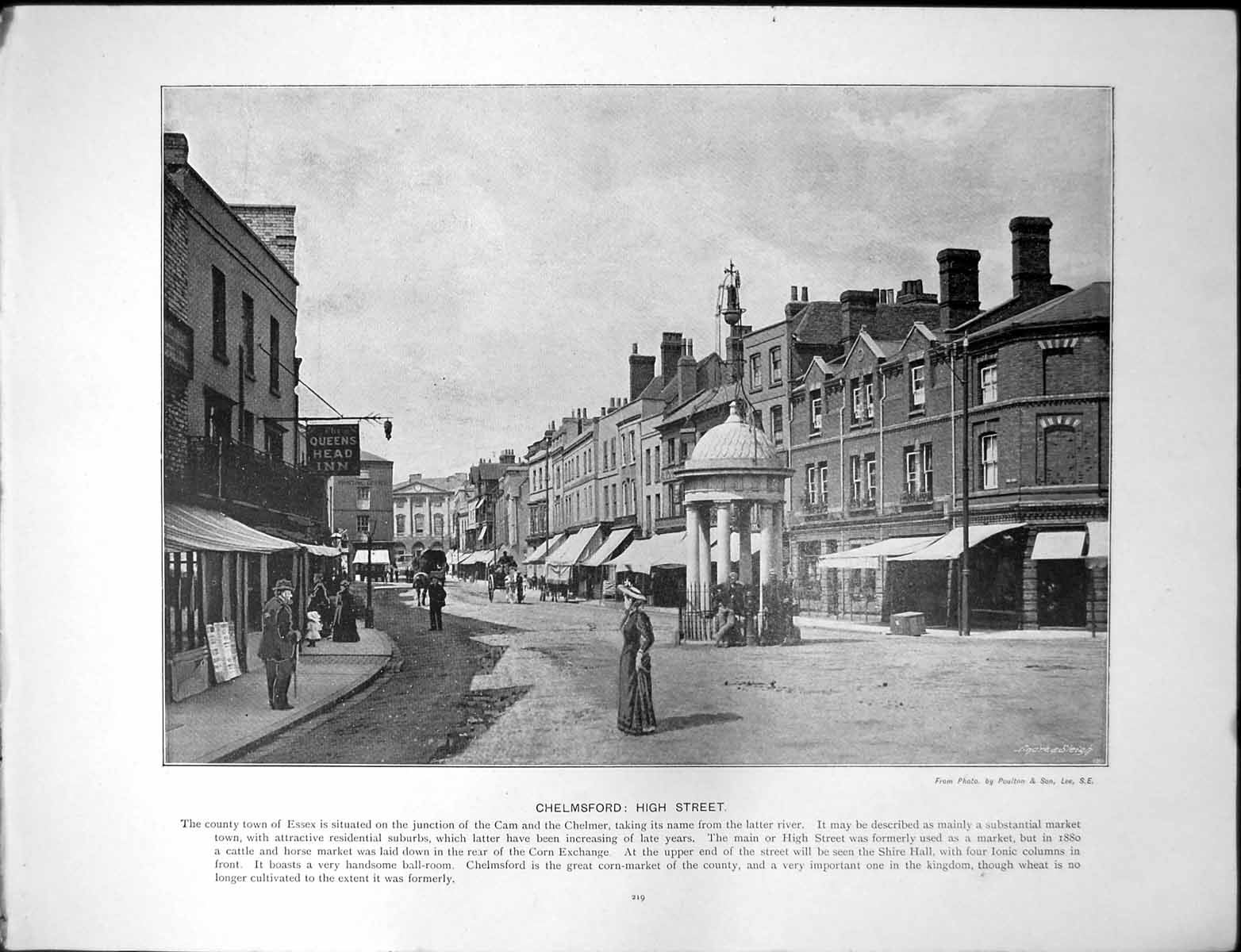 Old Chelmsford High Street Essex Cam Chelmer Cowpers House Olney Ouse