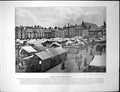 Antique Print Market Place Northampton Corn Boot Trade St Ives Cornwall Bay