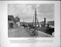 Antique Print Carmarthen Quay Welsh Flannel York From Walls St Marys Abbey