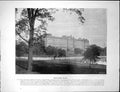 Old Print Buckingham Palace London Residence Queen Victoria Tower Bridge