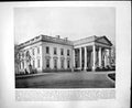Old Print White House Washinton D.C. Mammoth Hot Springs Yellowstone C1893 129RG