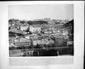 Old Print Lisbon Portugal Panorama Ruins Thebes Egypt Figures C1893 142RG 19th