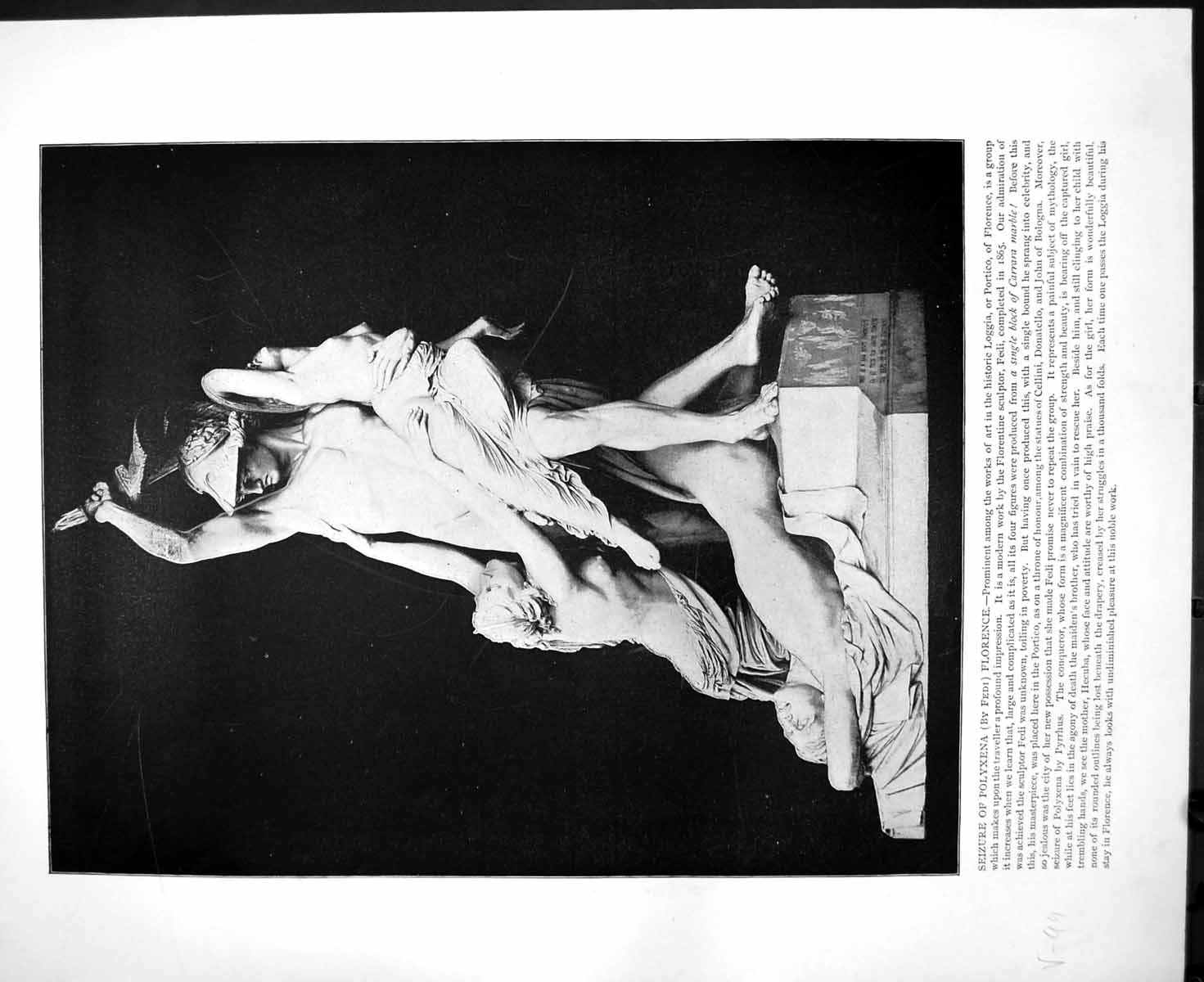 Old Print Seizure Polyxena Florence Great Bronze Buddha Japan C1893 151RG 19th