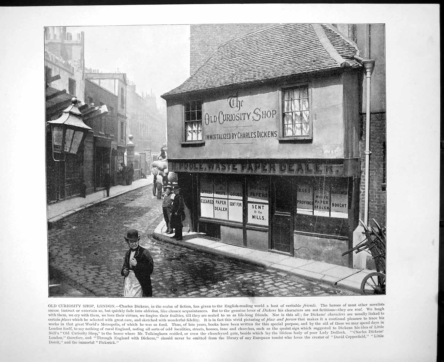 Antique Old Print Curiosity Shop London Palace Versailles France C1893 160RG