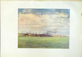 Original Old Antique Print On The Seine France Smoke Factories Works