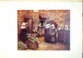 Original Old Antique Print Vegetable Market Normandy Women Head Gear Baskets
