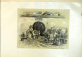 Original Old Antique Print In City Shanghai China Townspeople Water Carriers