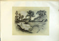 Original Old Antique Print On Road To Mandalay Burma River Trees