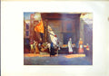 Original Old Antique Print Fruit Stall Egypt Shoppers
