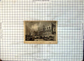 Old Print Venice Italy Ducal Palace Canal Boats Bridge People Columns 108G