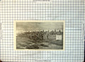 Old Drawing Frank Dadd Heavy Guns Army Mounted Siers Firing 1896 148G Victorian
