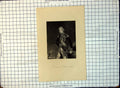 Old Print Nelson Portrait Standing Lost Arm Fleet Beyond Sword C1865 185G 19th