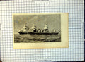 Old Print New Inman Steam-Ship City Rome For Liverpool New York 1881 196G 19th