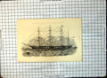 Old Illustrations Terms Applied Hull Spars Standard Rigging Ship 197G 20th