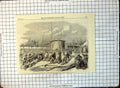 Old Launch Northumberland Scene Deck Prior Men Winding Ropes 1866 203G Victorian