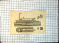 Old Print Dredging Machine Side View Plan View Details Working Parts 219G