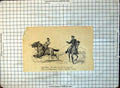 Old Staff Officer Asking Rider Bolting Horse Where Going No Idea 250G
