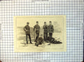 Old 2Nd Lancashire Men Uniform Two Reclining Outdoors Rifles 1881 273G