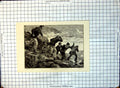Old The Wreck Drawn W H Overend Five Men Rushing Down Shore 1888 312G Victorian
