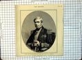 Print Admiral Sir Alexander Milne First Naval Lord Amiralty Portrait 1873 317G