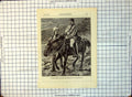 Old Sier Rescuing Captain Nutt Raising To Horseback Injured 1897 320G Victorian