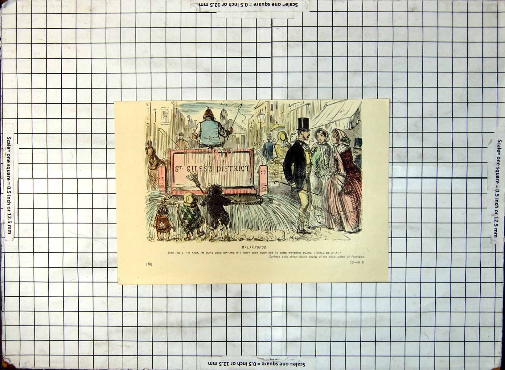 Old Malapropos St. Giles'S District Fountains Jetty Sea Breeze Hair 419RG