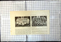 Original Old Antique Print International Football Teams England Wales 1896 19th