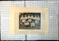 Original Old Antique Print Oxford University Hockey Team Seated 1896 Victorian