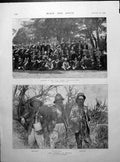 Old Officers Volunteers Guardsmen Abyssinia West Indies Cricket 1897Victorian