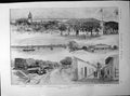Old Print Delagoa Bay Church Telegraph Office Ilford Football Team 1894 19th