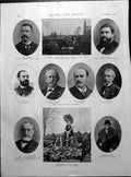 Old Print Charles Halle'S Tomb Portraits Heaviest Salmon Caught Fly 1895 19th
