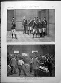 Antique Print Transvaal President Krugers Bodyguard Oxford Cambridge 1896 19th