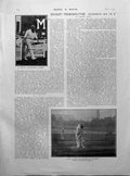 Old Wg Grace Cricketer Entering Pitch Practice Monkey Brand Ad 1901Victorian