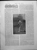Old Wg Grace Cricketer Cutting Batting Ladies Gowns Simple Tea 1897Victorian