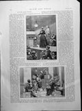Antique Print World Fair Women'S Congress Lunch Emperor William Ships 1893