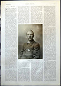 Antique Old Print James Long Portrait Stanbridge Hall Hampshire Exterior 1910