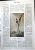 Antique Print Towards Better Land Angels Falero Motherless Child Faed 1911 20th