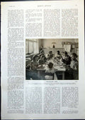 Antique Print Breakfast Time Russian Peasant Exiles Burning Kent Ship 1911 20th