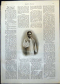 Old Antique Print C. Jinarajadasa Author Kaiser Wilhelm King Prussia 1913 20th