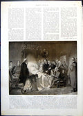 Antique Print Death John Wesley M Claxton Preaching At Aged Sixty Two 1913 20th