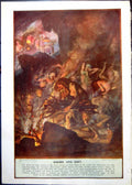 Antique Print Smoke And Dirt Nm Price Love And Devotion Siers G King 1913 20th