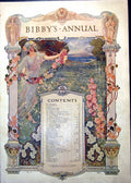 Antique Old Print Contents Lady Flower Meadow All-Pervading Crystal Ball 1912