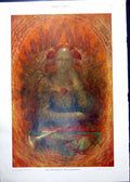 Antique Print Dweller Innermost Gf Watts Lady Angel Last England Boat 1912 20th
